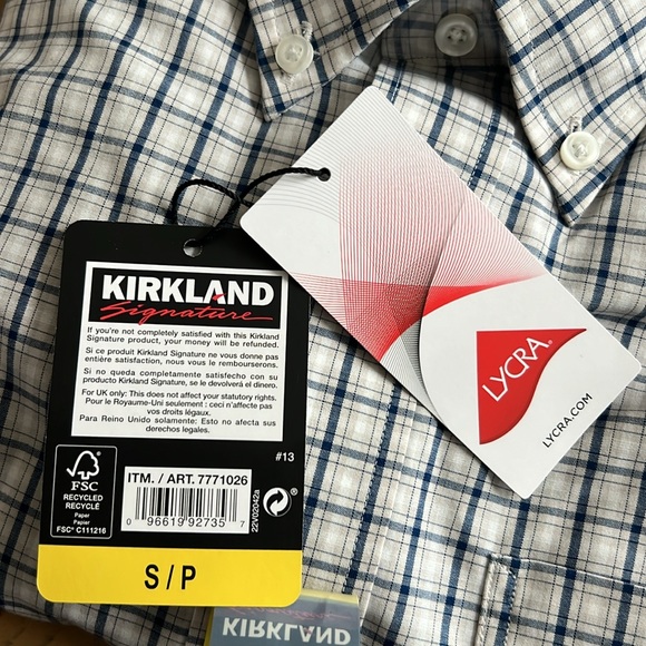 NWT - Kirkland Signature Short Sleeve Button Down Sport Shirts - Picture 5 of 6